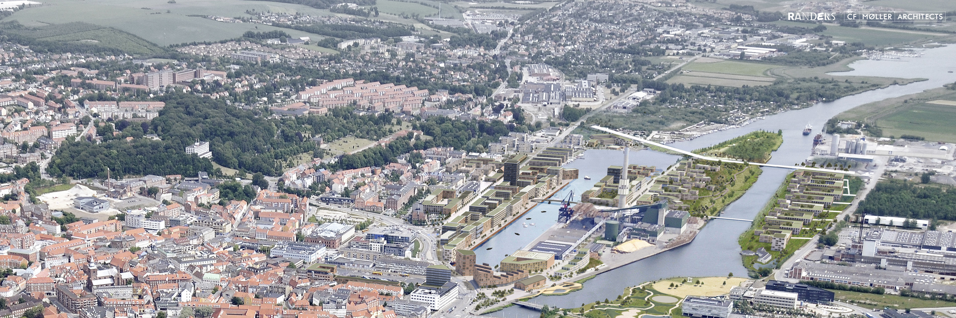 Flodbyen Randers Scenarie A