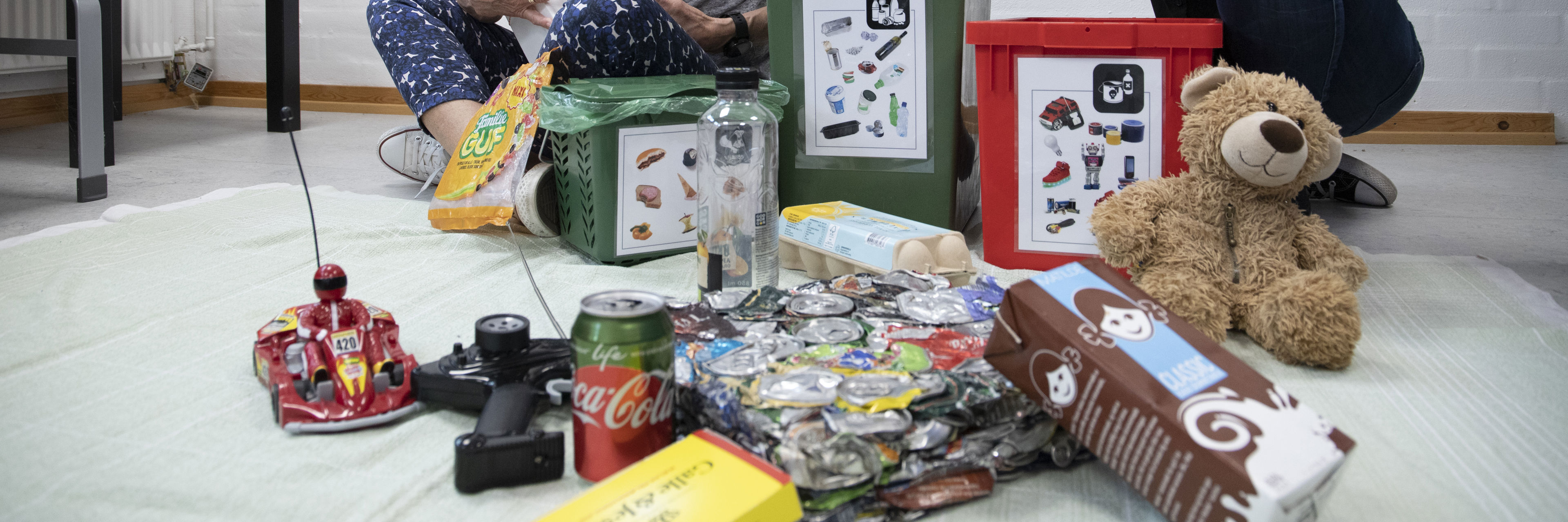 Sisse og Hanne til affaldsarrangement