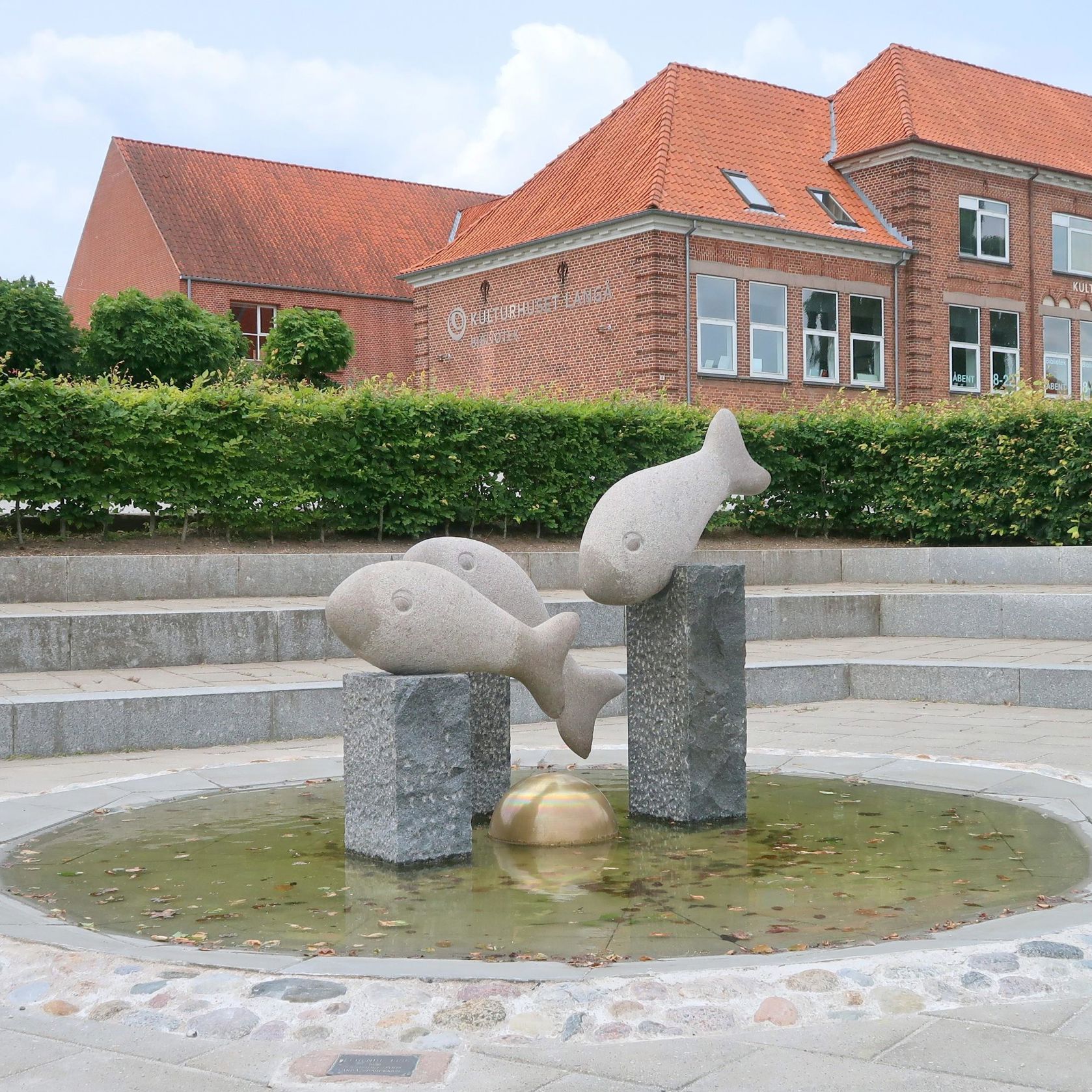 Skulpturen Legende Fisk