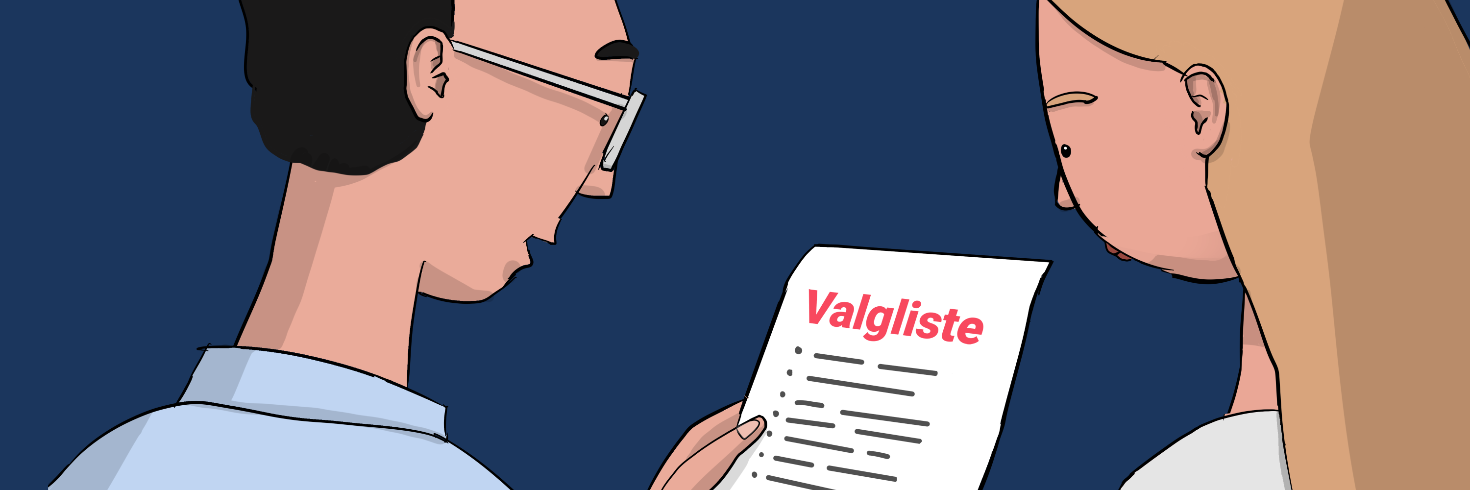 Illustration af valg til skolebestyrelsen