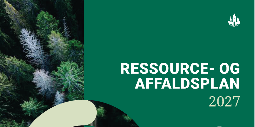 Forside fra Ressource - og affaldsplan 2027