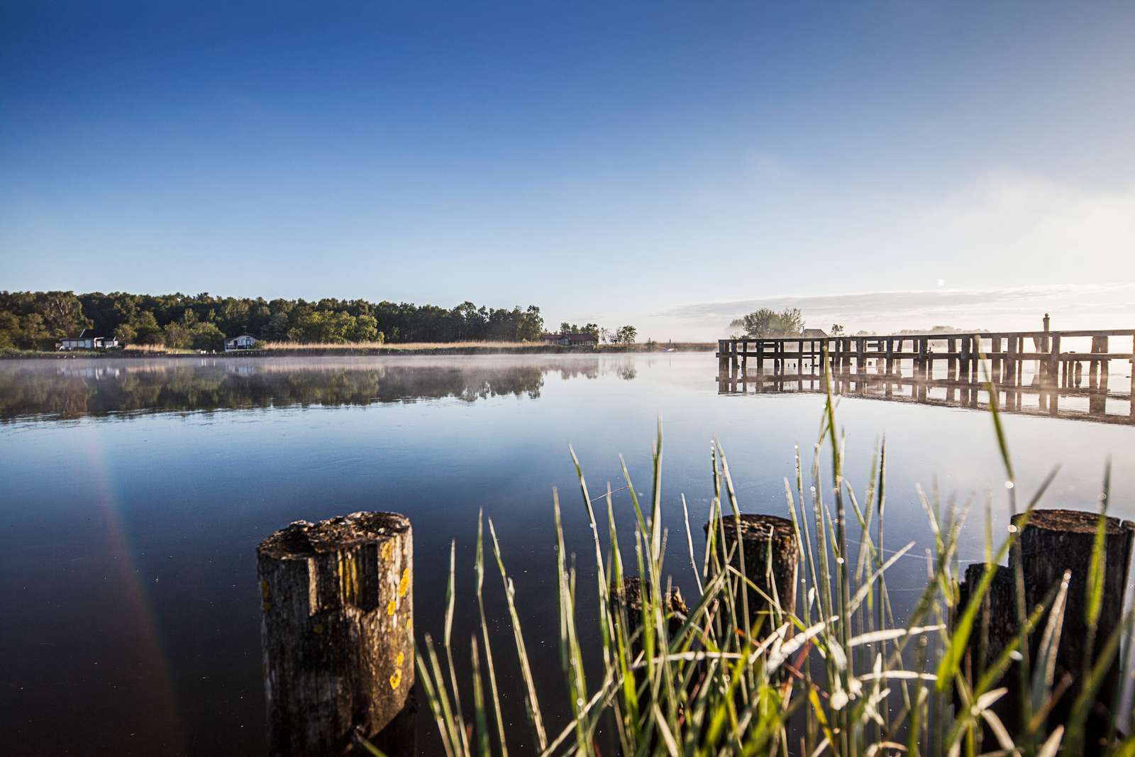Morgenstemning i hjertet af Naturpark Randers Fjord ved Uggelhuse.