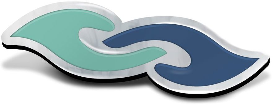 Demenssymbol som viser to farverige hænder