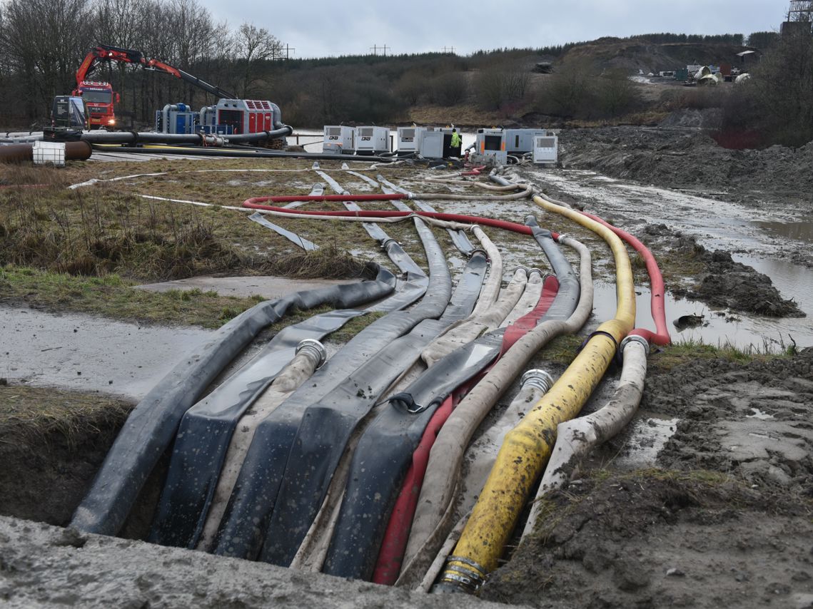 Pumpeløsningen på Nordic Waste som den ser ud torsdag den 28. december 2023