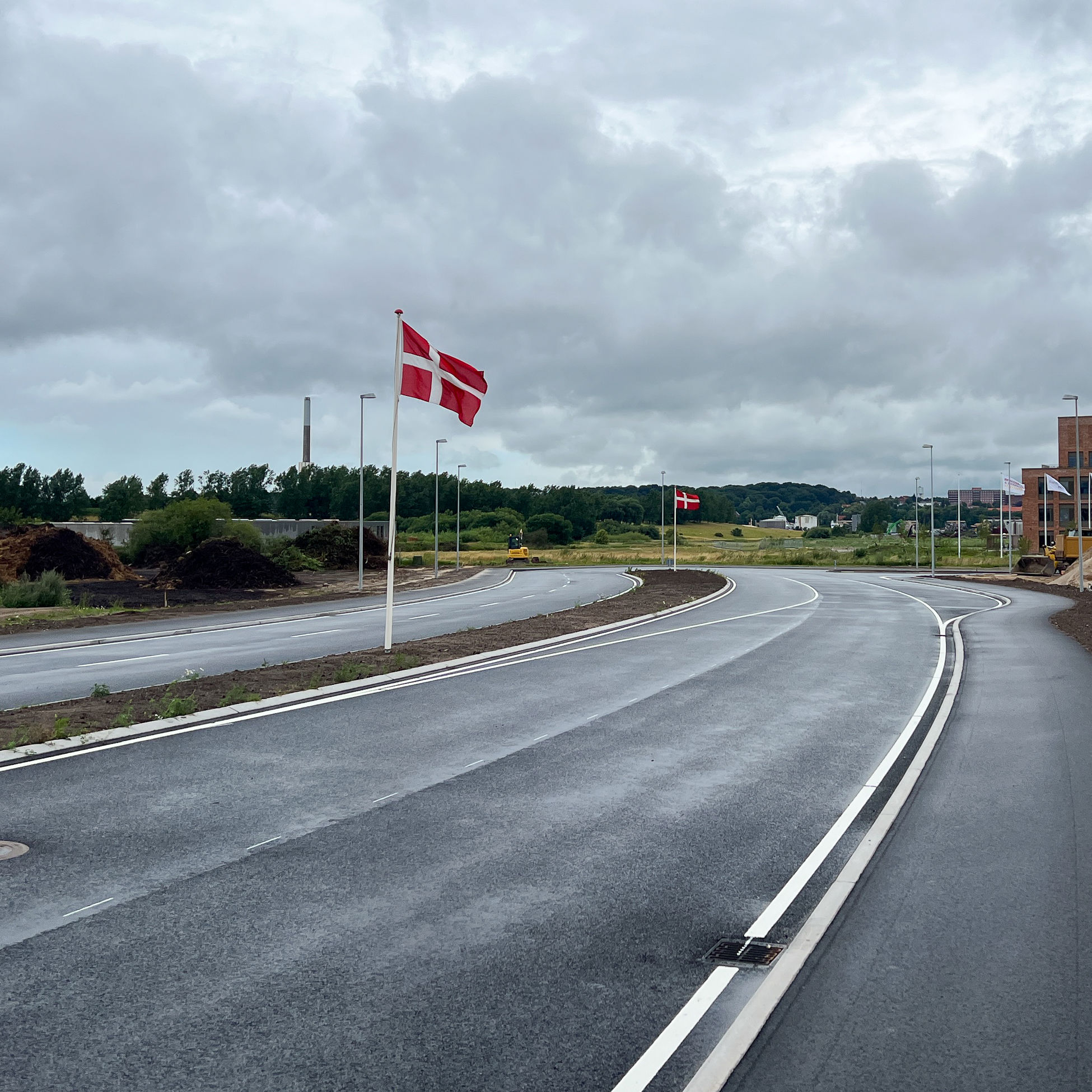 Ny Havnevej vil på sigt blive forbundet med den nye vej til Klimabroen