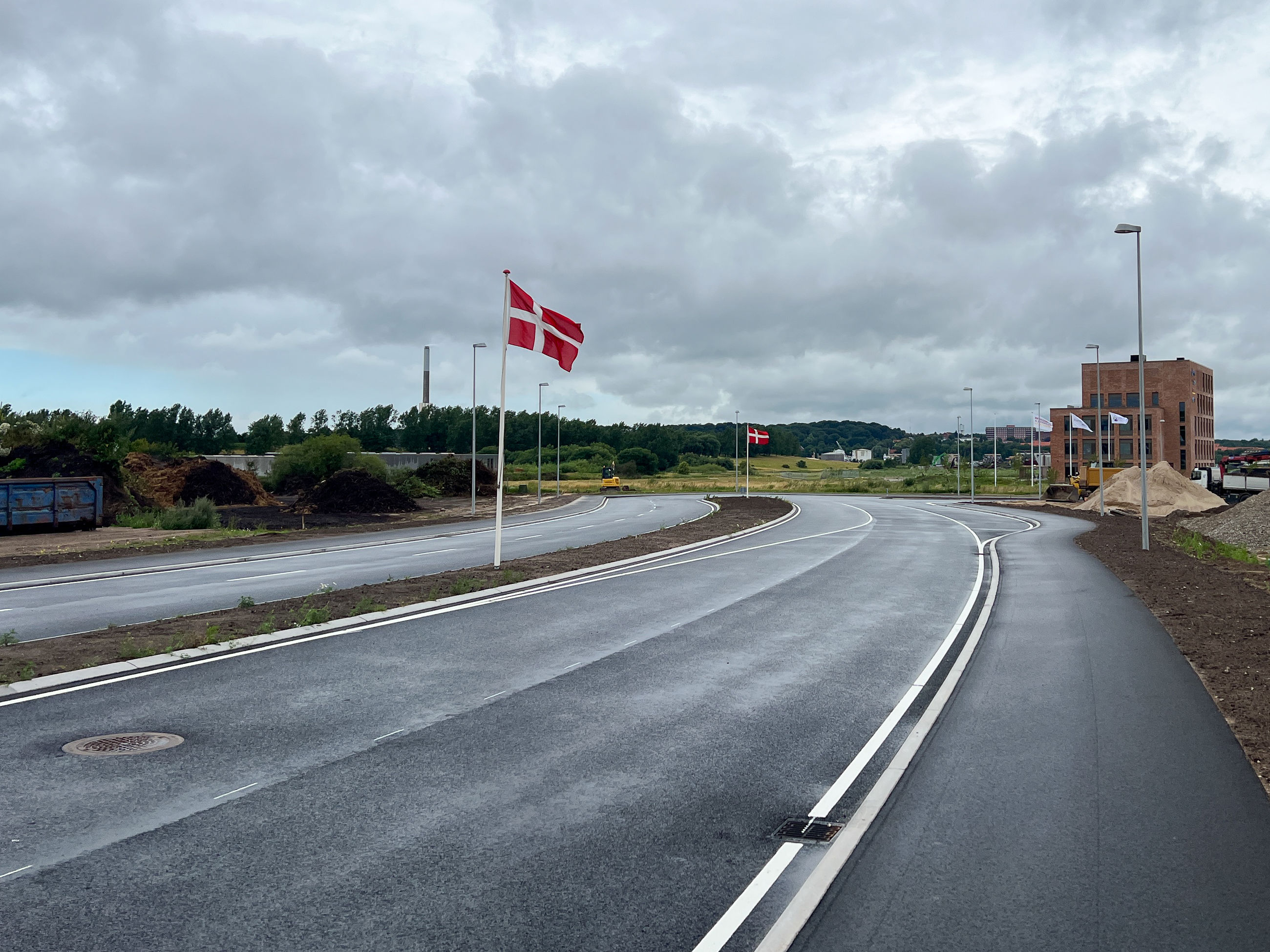 Ny Havnevej vil på sigt blive forbundet med den nye vej til Klimabroen