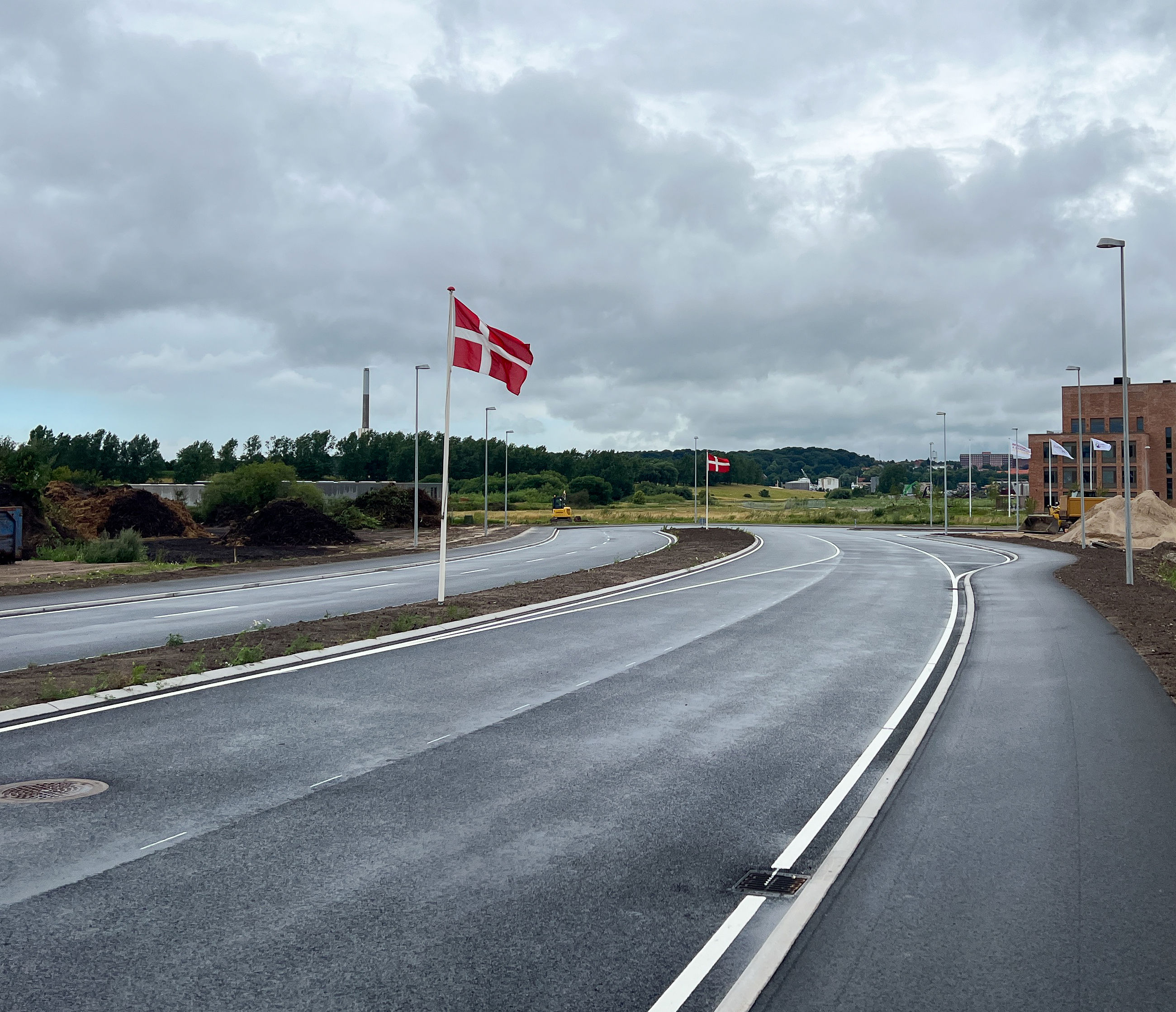 Ny Havnevej vil på sigt blive forbundet med den nye vej til Klimabroen